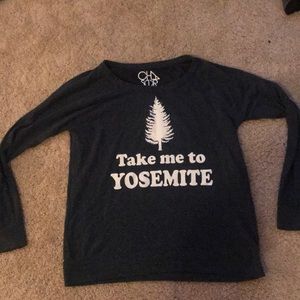 Chaser take me to yosemite sweatshirt
